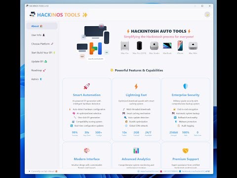HACKINOS TOOLS v1 0 – Professional Hackintosh EFI Builder