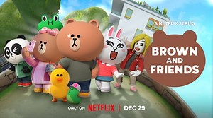 LINE FRIENDS Mobile Messenger Stickers Inspire ‘BROWN AND FRIENDS’ Netflix Series