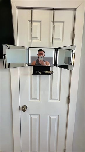 DIY Barbershop Mirror with LED Lights
