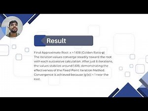 Fixed Point Iteration Method of Root Finding