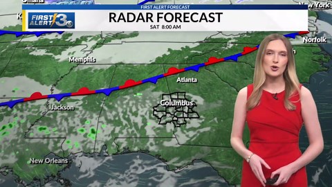 Columbus, GA weather Friday PM (12/12/25) - Kaylee Barbee