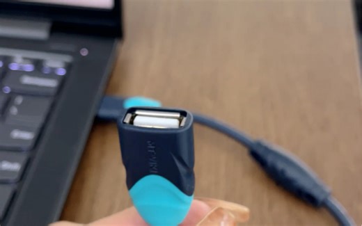 USB数据线太短够不着怎么办？#USB延长器#延长器#USB#数码产品
