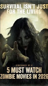 5 Must Watch Zombie Movies in 2026 || CineVance by S