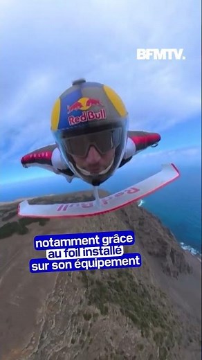 L'Autrichien Peter Salzmann bat un nouveau record en wingsuit