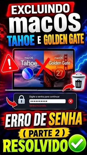 DELETING macOS Tahoe and Golden Gate PASSWORD ERROR FIXED ✅ PART 2 #shorts