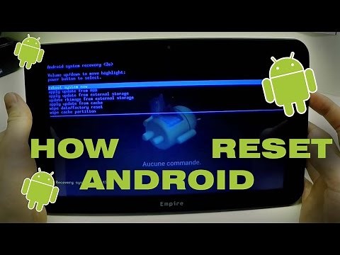 Android tablet not working | Remove password FACTORY HARD RESET!