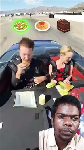 World’s Fastest Dinner Date Challenge! 🍽️💨 #shorts