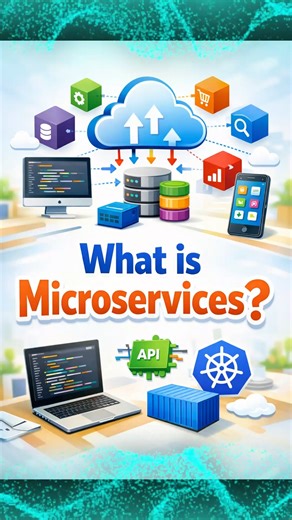 Technology | Software Development | AI/ML & Automation on Instagram: "What is Microservices? 🤔 Microservices are everywhere—but most explanations miss the point. In this short video 🎥, we break down what microservices actually are, how they work in real production systems, and why modern platforms use them for scale, resilience, and faster delivery 🚀 https://youtube.com/shorts/EAMIeMP2al0 You’ll learn 👇 ⚙️ What microservices mean in real-world systems 🧱 How they differ from monoliths (beyon