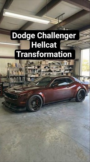 Dodge Challenger Hellcat Transformation | Extreme Widebody Build Timelapse
