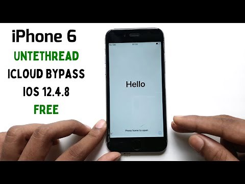 Bypass Activation Lock iPhone 6 (iOS 12.4.8) Untethread [Windows]