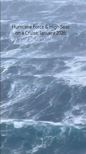 Cruise Ship caught in Hurricane & Giant Waves!