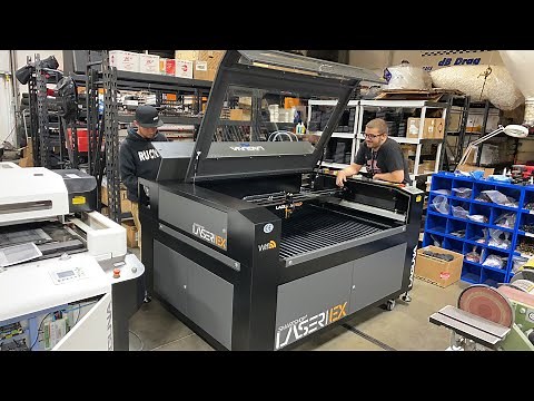 Assembling the new Laguna Smartshop Laser EX at SMD HQ