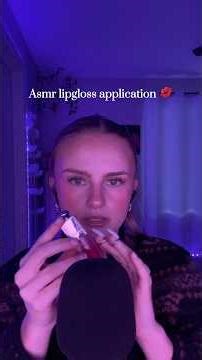 Muah 💋💄 #asmr #relax #lipgloss #tingles #asmrtriggers