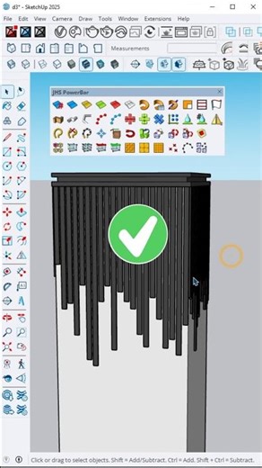 ✅ Random Scale in SketchUp | JHS PowerBar Tool | Pro Tip