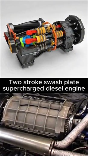 This Two-Stroke Swash Plate Diesel Engine Is Insane