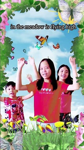 Fly fly fly the butterfly song 🦋| Butterfly Song for kids with Lyrics and Actions