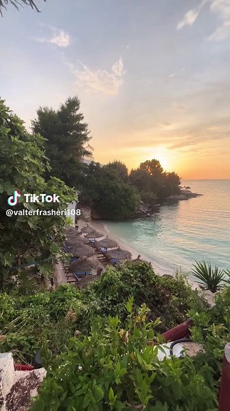 Exploring the Beautiful Albanian Sunset at the Beach