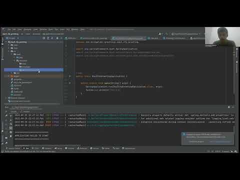 Application failed to start in spring boot in Intellij #springboot #intellij