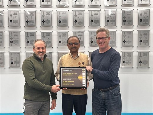 CalAmp Earns Caterpillar Supplier Excellence Certification for Second Consecutive Year