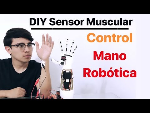 Mano robotica Arduino - CONTROL POR EMG (sensor muscular)