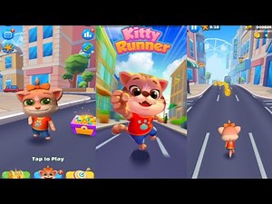 Talking kitty Runner game - talking kitty runner game Android gameplay #gaming #gamer