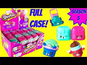 SHOPKINS Season 5 FULL CASE Opening Unboxing