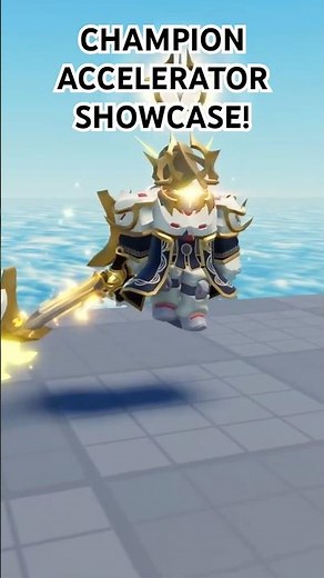 New Champion Accelerator Exclusive Skin in TDS! #roblox #tds #towerdefensesimulator #robloxtds