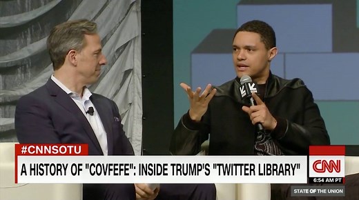 378K views · 3.3K reactions | Jake Tapper stopped by The Donald J. Trump Presidential Twitter Library at SXSW and got his very own Trump nickname: | The Daily Show | Facebook