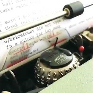 The new IBM ball molder typewriter machine 2018