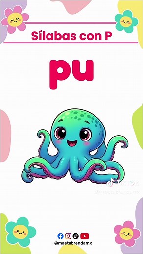 Aprende las sílabas pa pe pi po pu de forma divertida