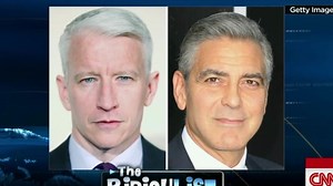 Who is Anderson Cooper's gray-haired doppelgänger?