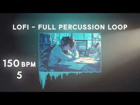 150 BPM Full Percussion Loops 5 [FREE Serpent Lofi Sample Packs] | Royalty Free Loops & Samples