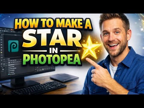 How to MAKE a STAR in Photopea (Step by Step)