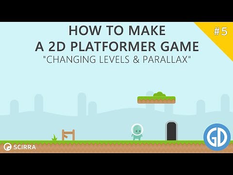 5. How To Make A 2D Platformer Game (Changing Levels & Parallax) Construct 2 Tutorial