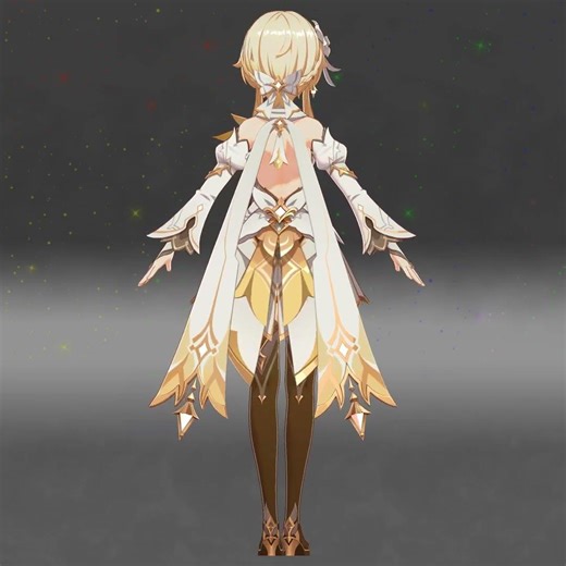 Lumine Skin 3D Render (Genshin Impact Luna 3 (6.3) Leaks)