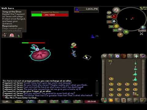OSRS - Fragement og seren Fight no Brews 80 mage