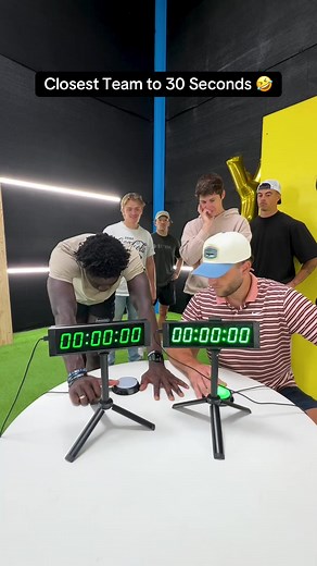 Closest Team to 30 Seconds Challenge 🤣⏰