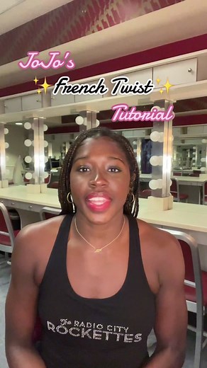 Rockettes French Twist Tutorial with JoJo