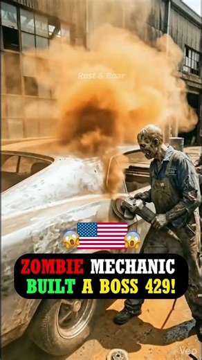 ZOMBIE MECHANIC BUILT A BOSS 429! 🧟‍♂️🔥 #automobile #barnfind