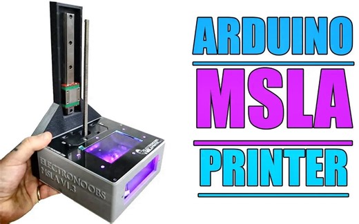 [Electronoobs] Arduino MSLA打印机 - 最后！DIY项目