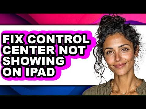 How to Fix Control Center Not Showing on Ipad (only Way)