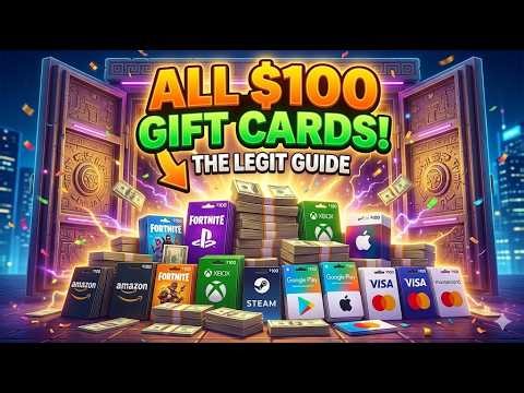 Max Your Wallet! $100 ALL Gift Cards Showcase & Legit Tips
