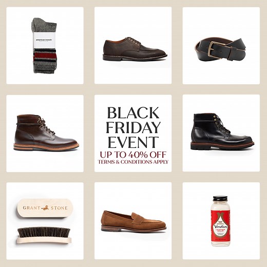 🥾 Black Friday Starts Now 🥾 Get 20% OFF orders over $450. For a limited time only! | Grant Stone