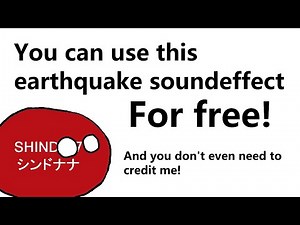Earthquake sound effect no copyright