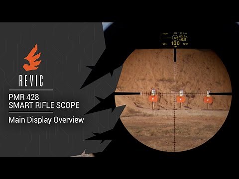 REVIC PMR428 Smart Rifle Scope | Main Display Overview
