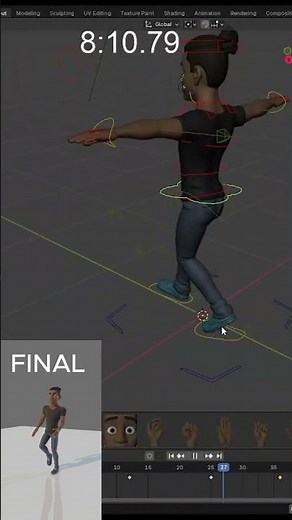 Blender Walk Cycle Timelapse – Should I Show How I Made This?