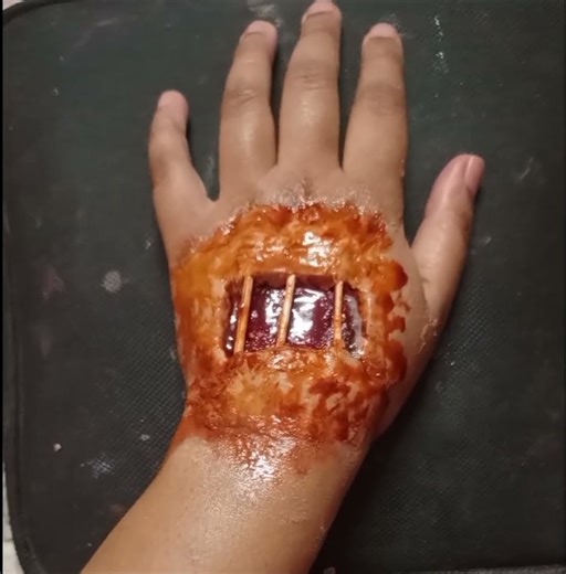 sfx makeup on hand #ytshorts #youtubeshorts #shorts #viral #viralreels #makeup