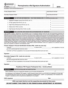 2019 Form PA PA-8879 Fill Online, Printable, Fillable, Blank - pdfFiller