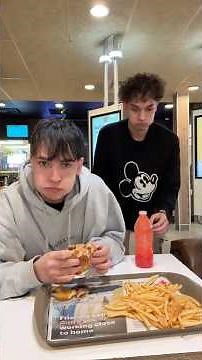 bottle flip challenge: mcdonalds edition 😂🍔