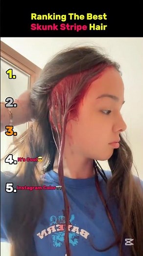 Ranking The Best Skunk Stripe Hair